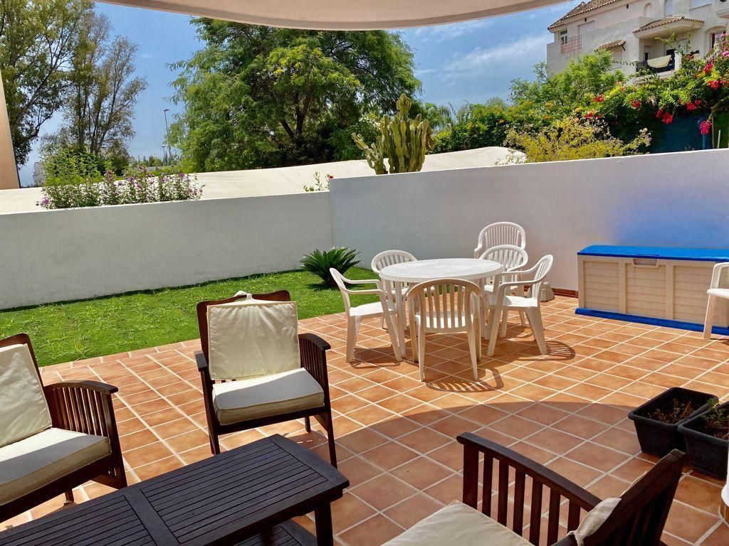 Appartement à louer avec jardin. Près de Puerto Banus, Marbella. Pas de frais de commission d’agence.