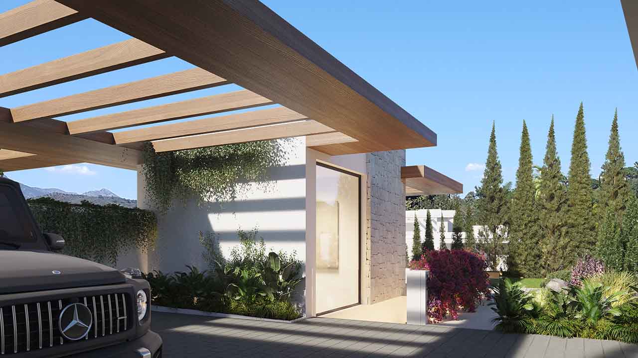 12 villas sophistiquées sur plan ; avec un design et des fonctionnalités modernes.